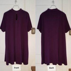 Swing Dress with Keyhole Neckline Sz 26/28